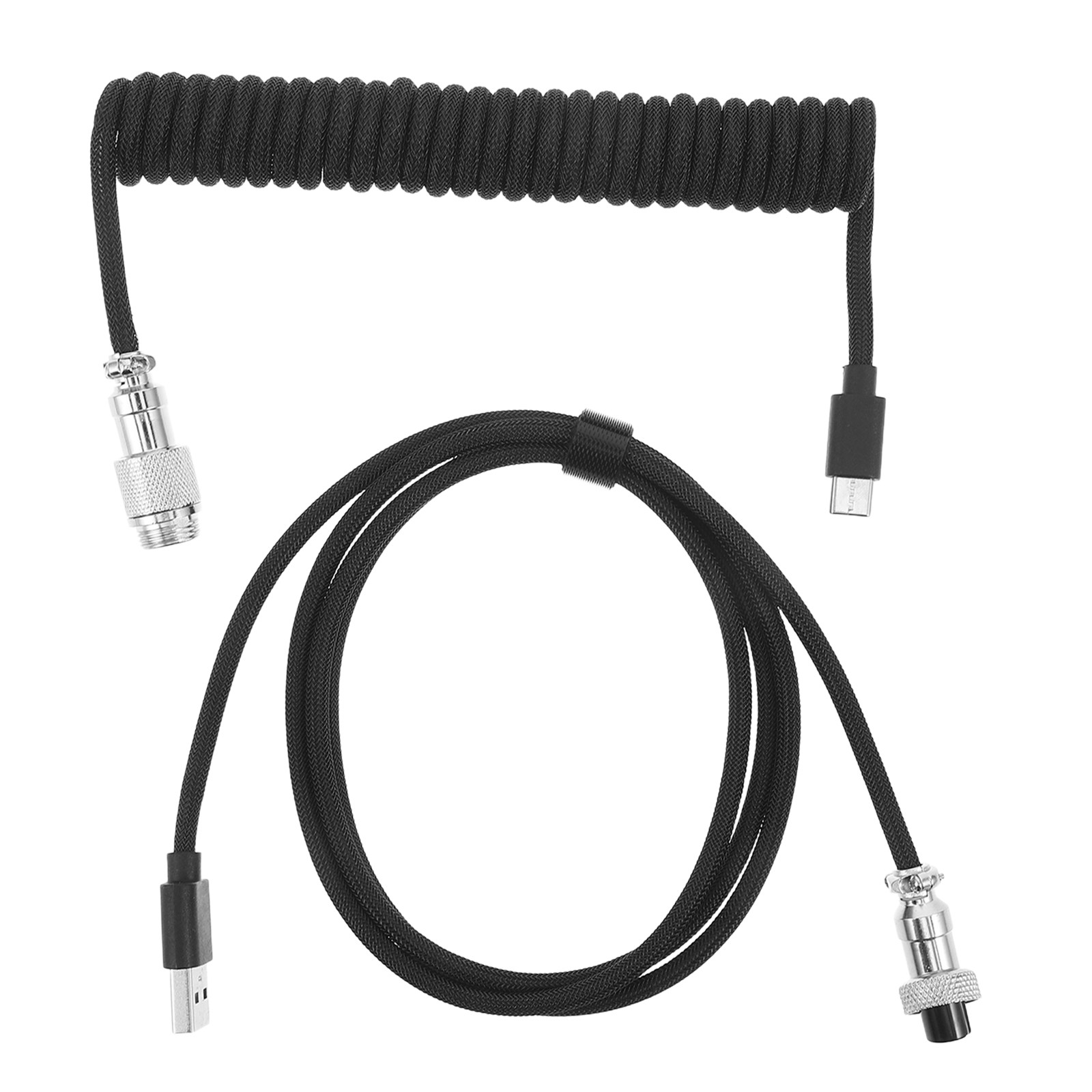 Gaming Keyboard Extension - Gaming Mechanical Keyboard Cable Coiled Braided