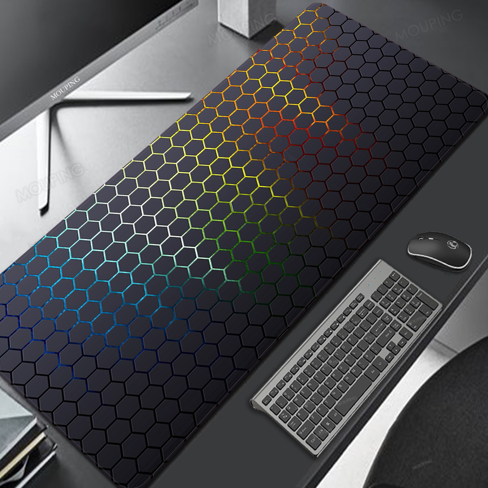 Pink Lattice Mouse Pad Kawaii  - Gaming Keyboard And Mouse Combo recension och pris