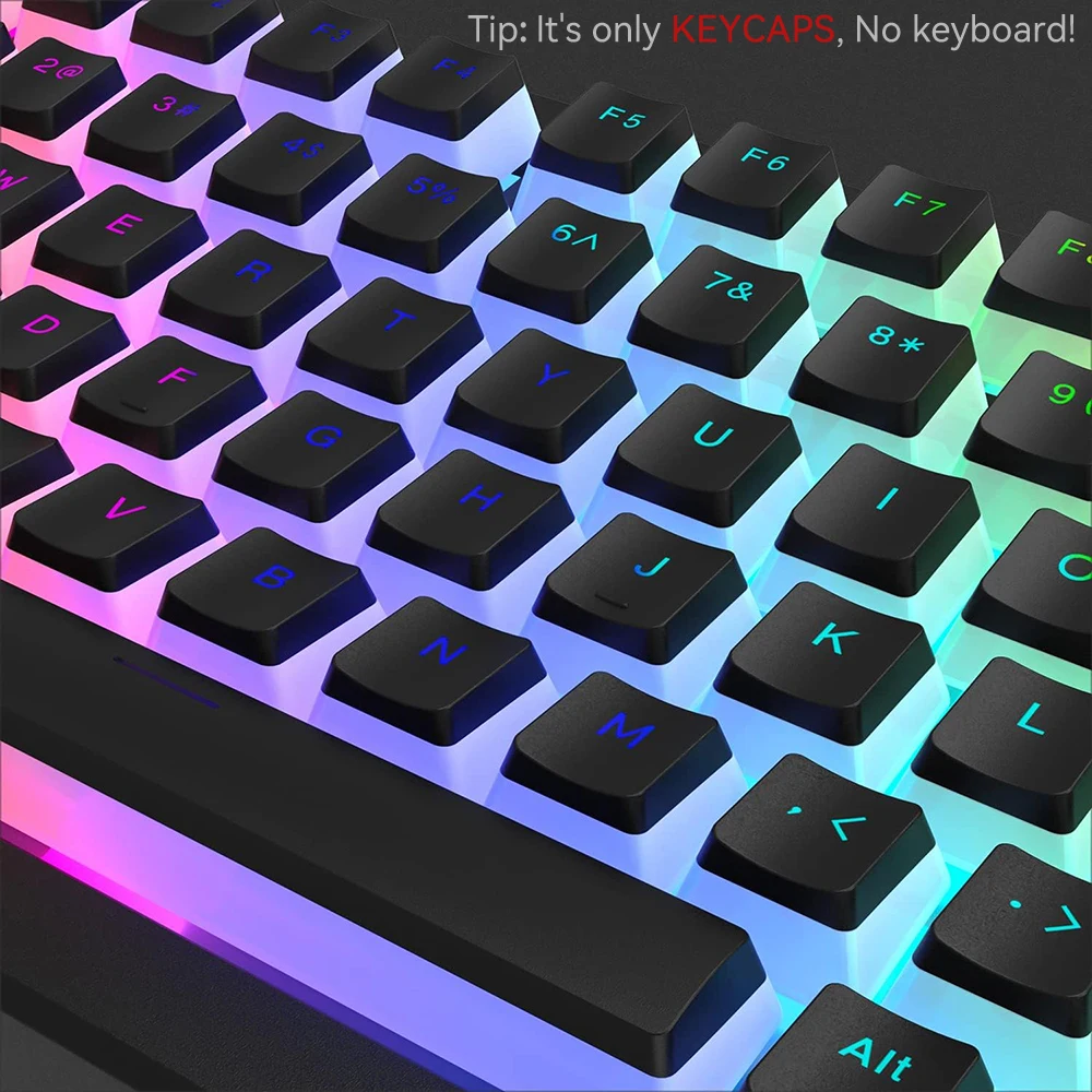 New Pudding PBT Keycaps 129 Ke - Gaming Keyboard And Mouse Combo recension och pris