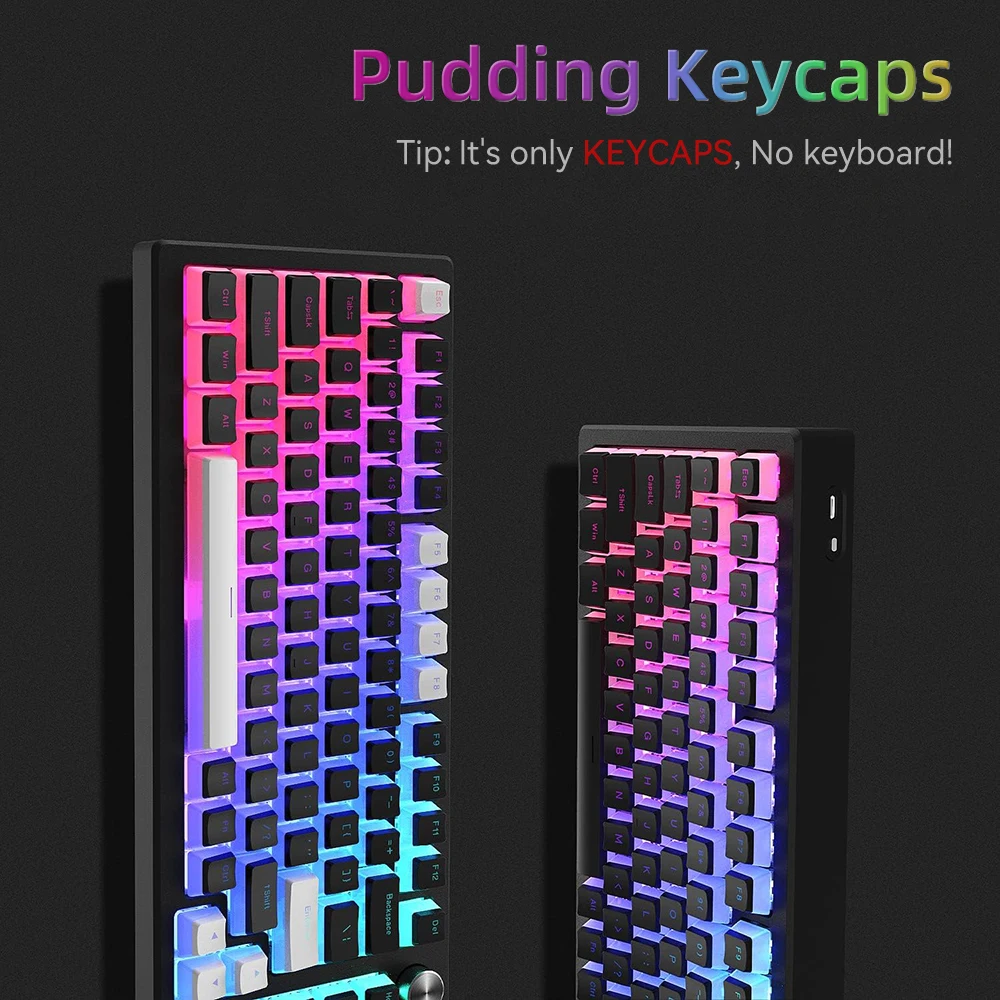 New Pudding PBT Keycaps 129 Ke - Gaming Keyboard And Mouse Combo recension och pris