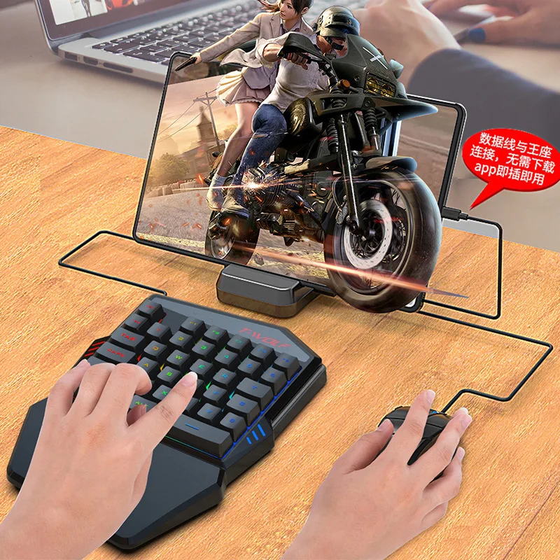 T-WOLF TF900 One Handed Keyboa - Gaming Keyboard Mouse And Headset Combo recension och pris