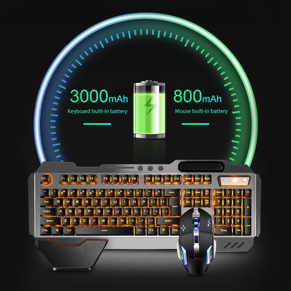 K680 Rechargeable 2.4G wireles - Gaming Keyboard Mouse And Headset Combo recension och pris