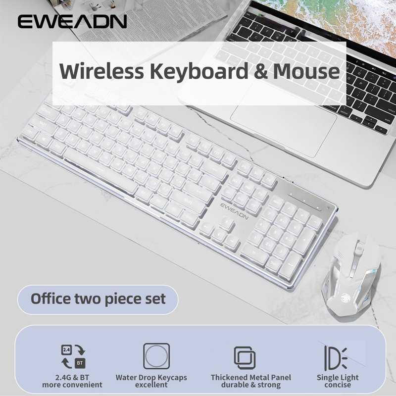 EWEADN V3 wireless Silent Offi - Gaming Keyboard And Mouse Combo recension och pris