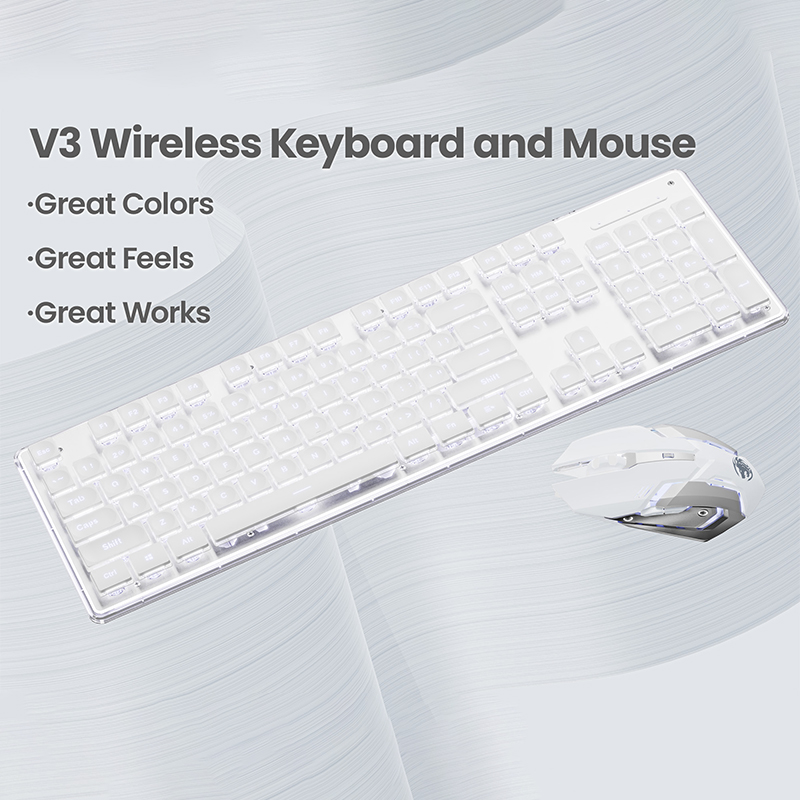 EWEADN V3 wireless Silent Offi - Gaming Keyboard And Mouse Combo recension och pris
