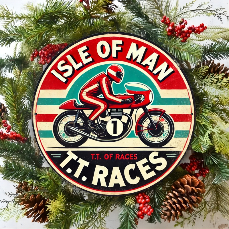 Vintage Isle of for Man TT Rac - Brass Weight Plate recension och pris