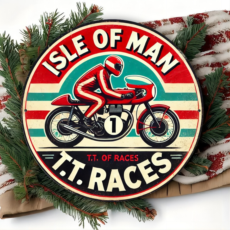Vintage Isle of for Man TT Rac - Brass Weight Plate recension och pris