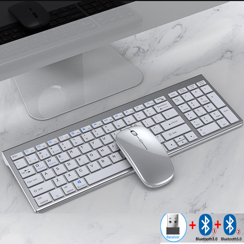 Jomaa Slim Rechargeable Blueto - Gaming Keyboard Mouse And Headset Combo recension och pris