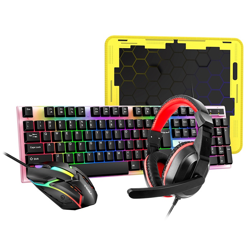 Spanish Russian Keyboard Layou - Gaming Keyboard Mouse And Headset Combo recension och pris