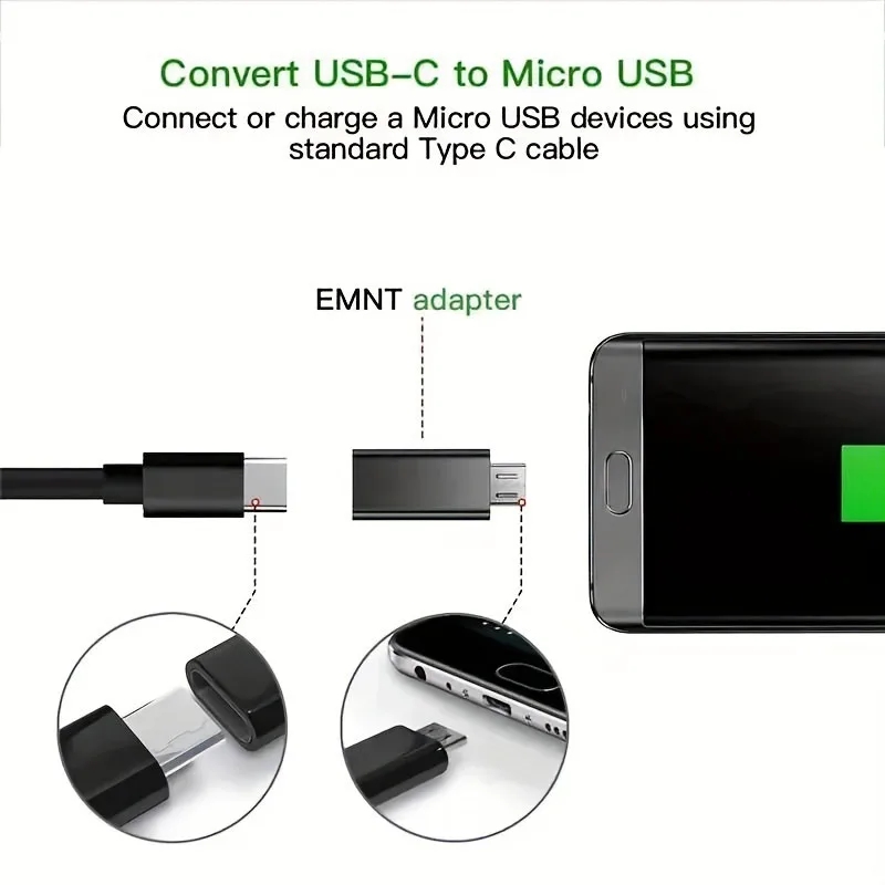 Micro USB to USB C OTG Adapter - Gaming Keyboard Type C recension och pris