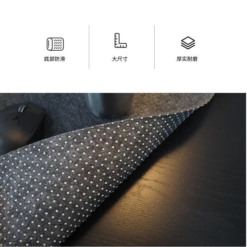 80cm X 40cm Dark Gray Large Ga - Gaming Keyboard And Mouse Pad recension och pris
