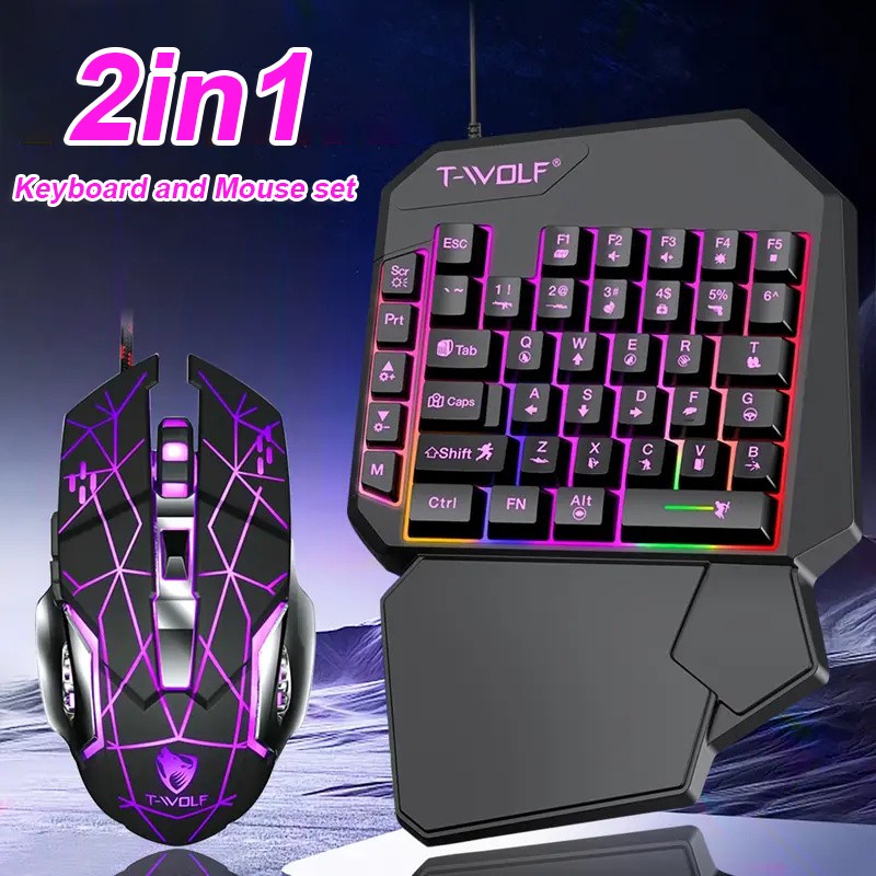 FocusOnPC TF900 2-in-1 Mobile  - Gaming Keyboard Mouse And Headset Combo recension och pris