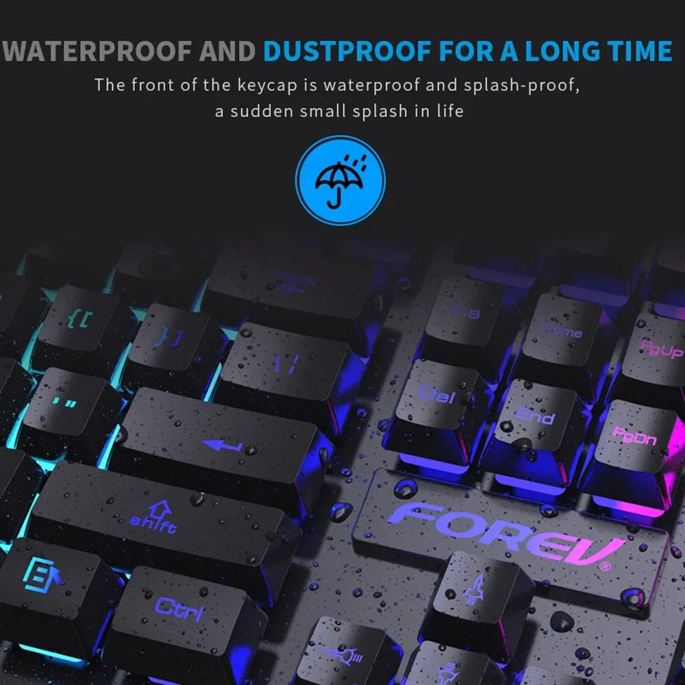 104 Key Backlit Mechanical Key - Gaming Keyboard Mouse And Headset Combo recension och pris