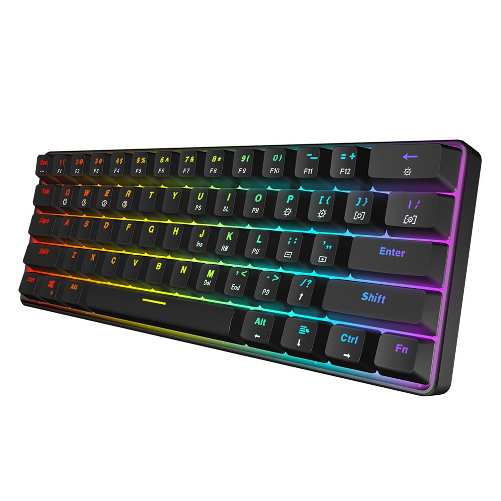 SKYLOONG GK61 Mini Portable 60 - Gaming Keyboard And Mouse Combo recension och pris