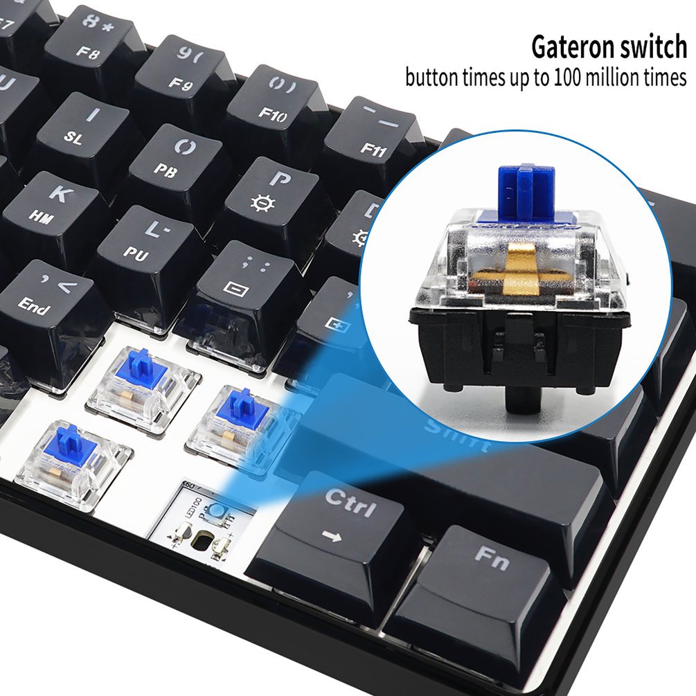 SKYLOONG GK61 Mini Portable 60 - Gaming Keyboard And Mouse Combo recension och pris