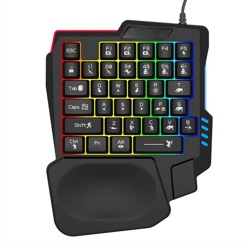 K5 one-handed keyboard Gungod  - Keyboard Gaming Amazon recension och pris
