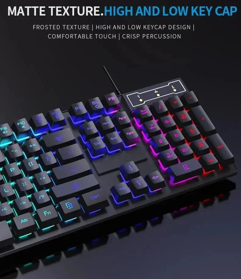Kebidumei 104 key Backlit Mech - Gaming Keyboard And Mouse Converter For Mobile recension och pris