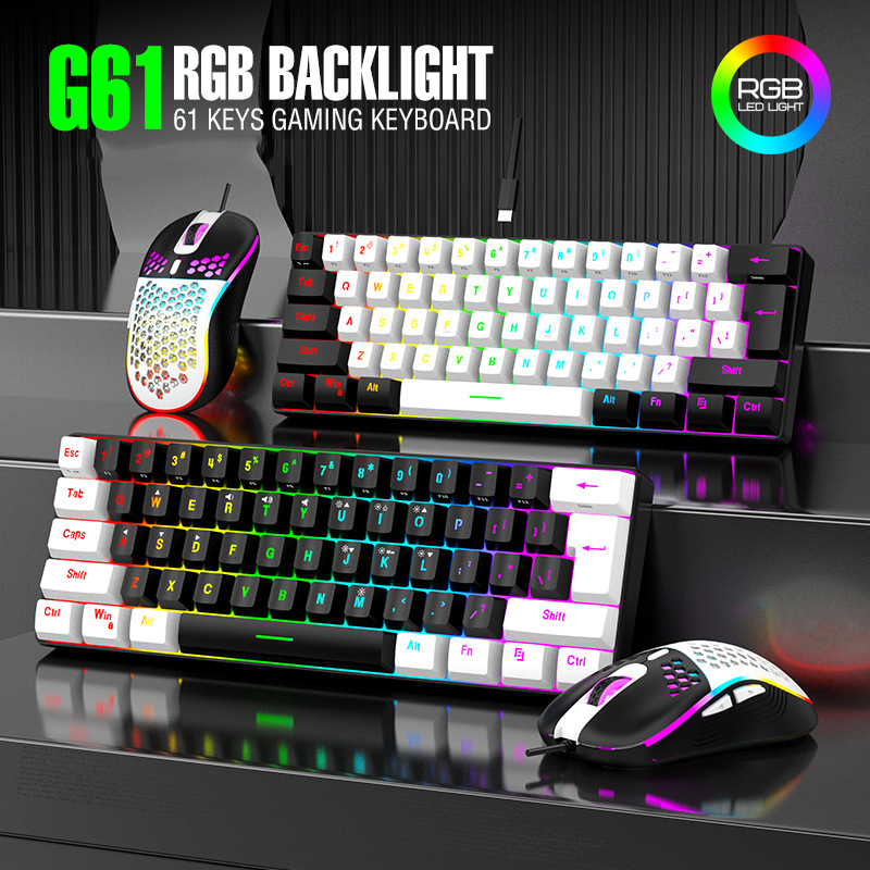 Keyboard and Mouse Sets 60% RG - Gaming Keyboard Mouse And Headset Combo recension och pris