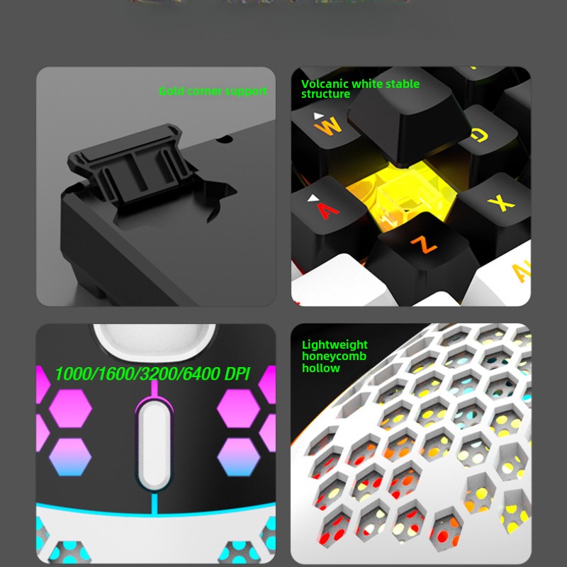 Keyboard and Mouse Sets 60% RG - Gaming Keyboard Mouse And Headset Combo recension och pris