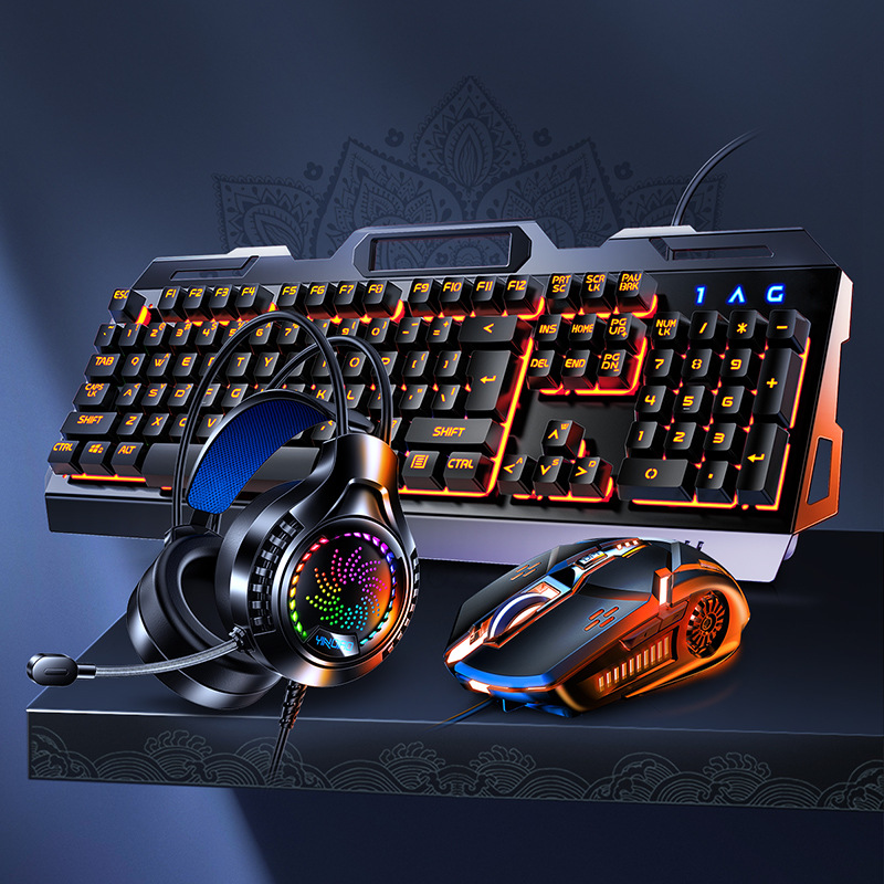 V2g5 Gaming Mechanical Handle  - Gaming Keyboard Mouse And Headset Combo recension och pris